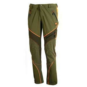 Pantalone Trekking Verde/Arancio