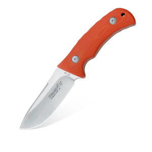 Black Fox drop point blade satin finishing G10 orange BF-132