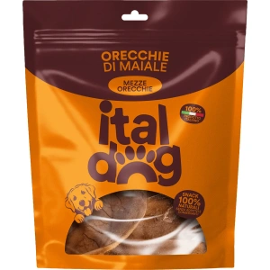 Italdog Orecchie di Maiale per Cani – Snack Masticabile 100% Naturale