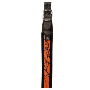 Tracolla fucile elastica neoprene arancio rami Riserva R2374